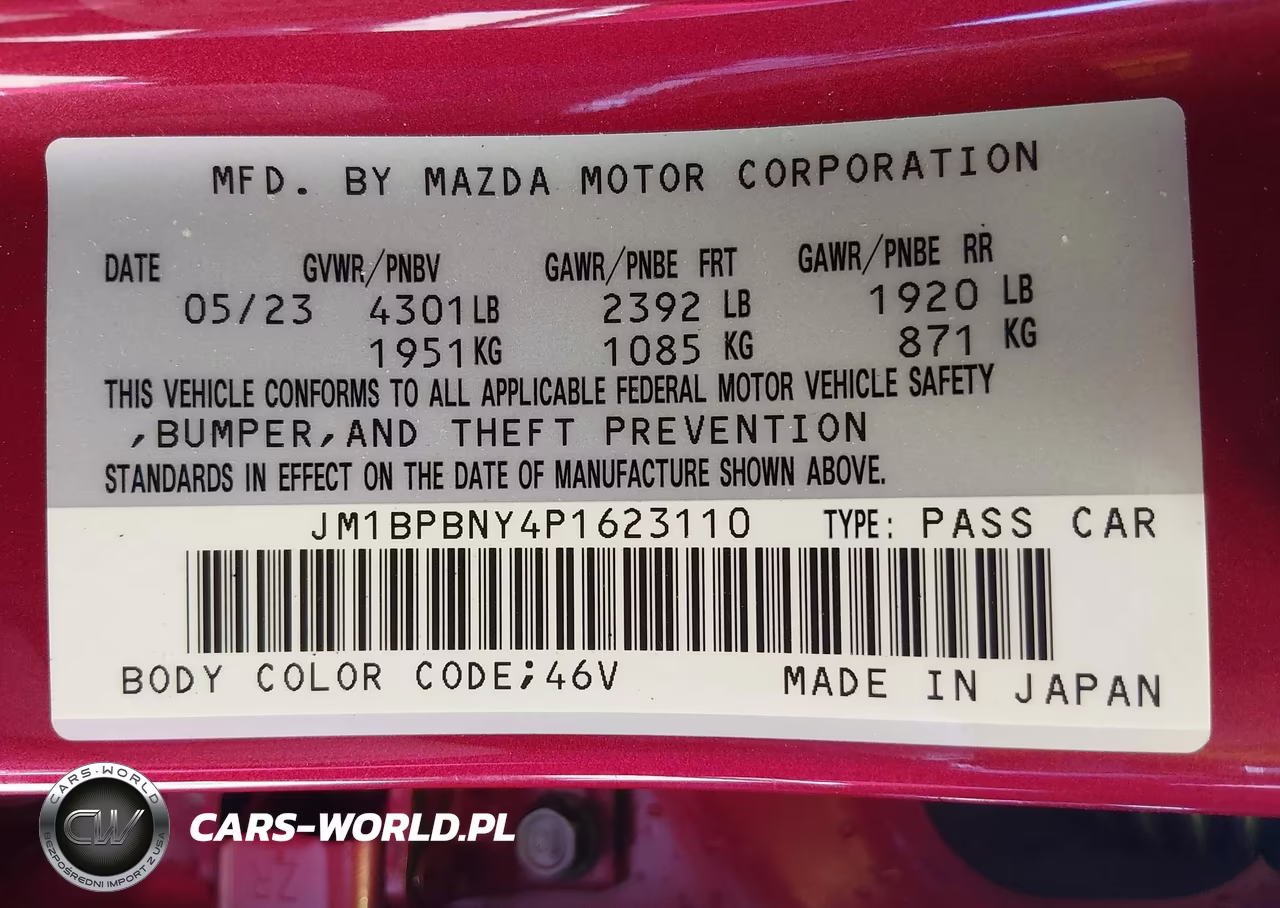 2023 Mazda Mazda3 2.5 Turbo Premium Plus VIN:JM1BPBNY4P1623110 - 9