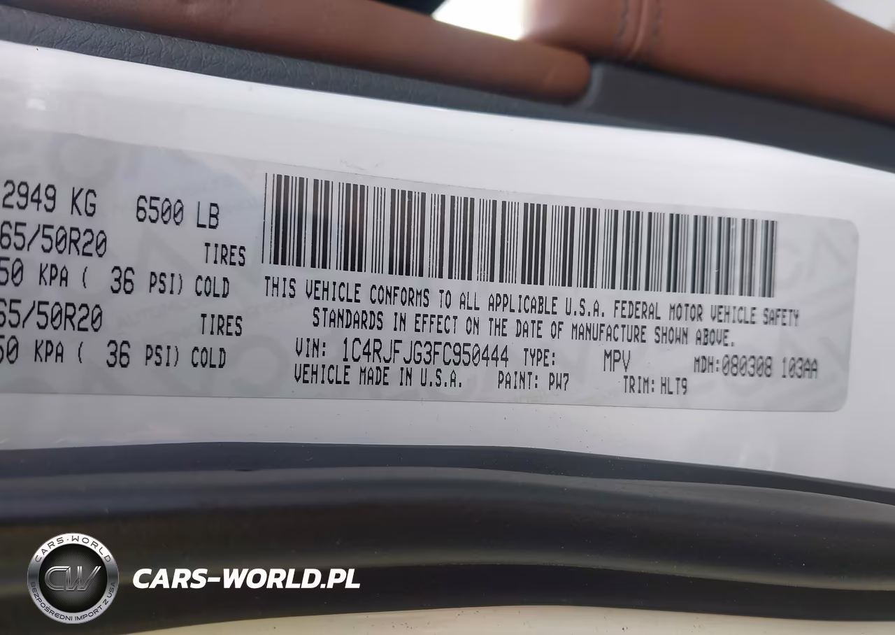 2015 Jeep Grand Cherokee Summit VIN:1C4RJFJG3FC950444 - 9