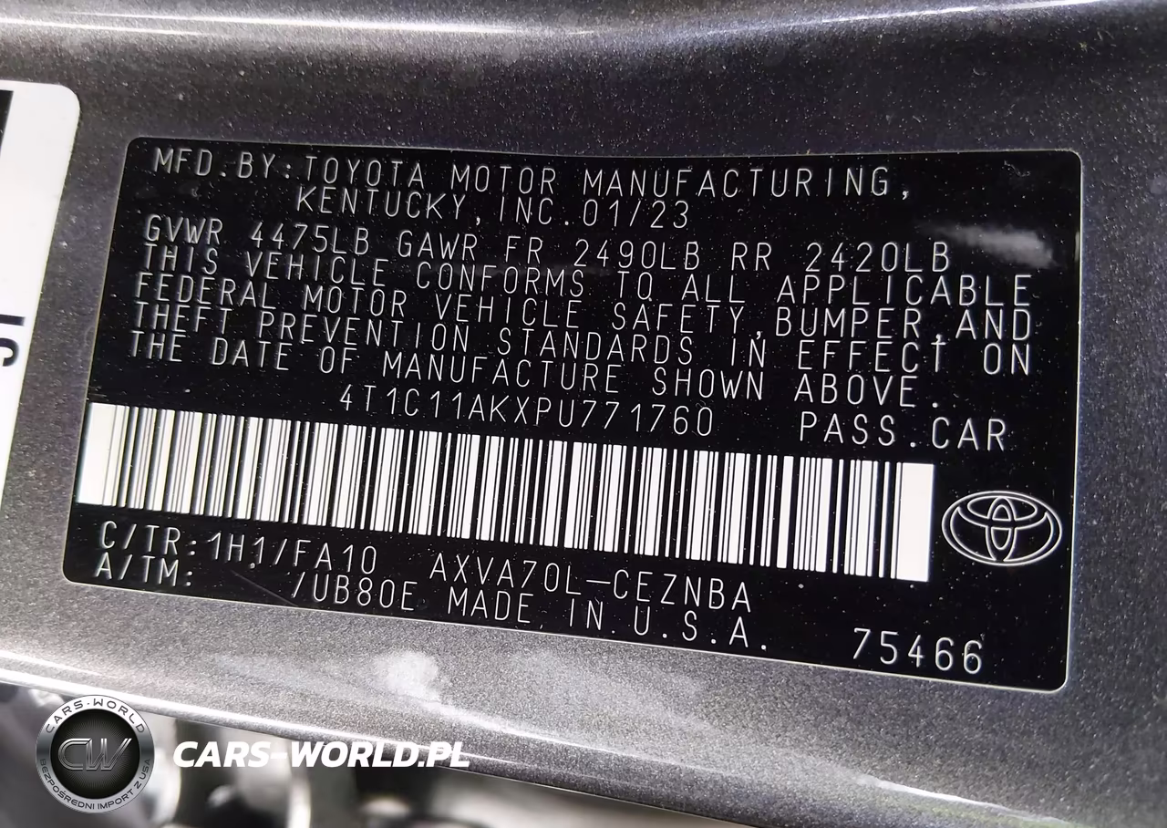 2023 Toyota Camry Le VIN:4T1C11AKXPU771760 - 9