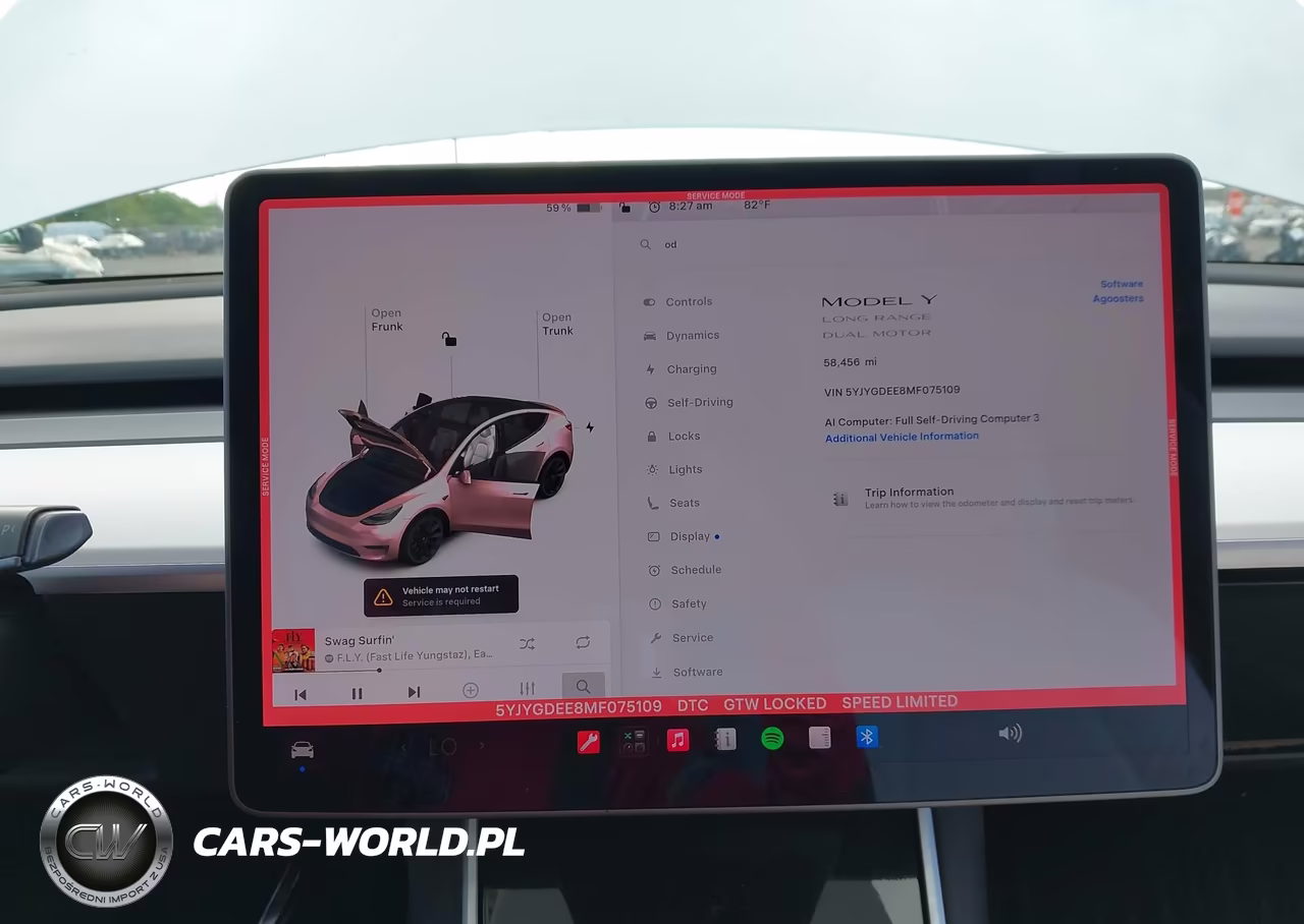 2021 Tesla Model Y Long Range Dual Motor All-Wheel Drive VIN:5YJYGDEE8MF075109 - 19