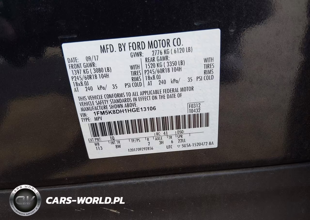 2017 Ford Explorer Xlt VIN:1FM5K8DH1HGE13106 - 9
