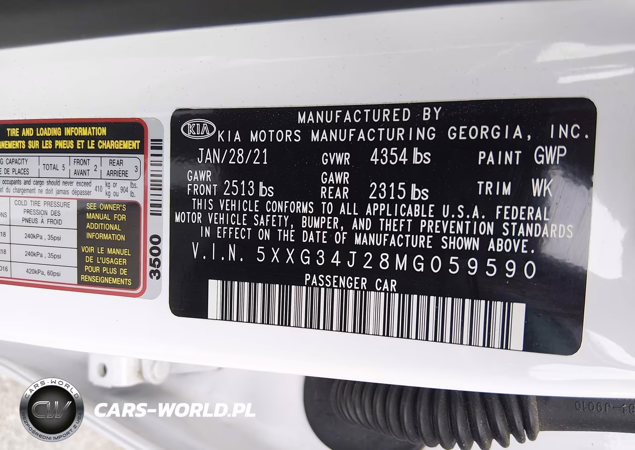 2021 Kia K5 Ex VIN:5XXG34J28MG059590 - 9