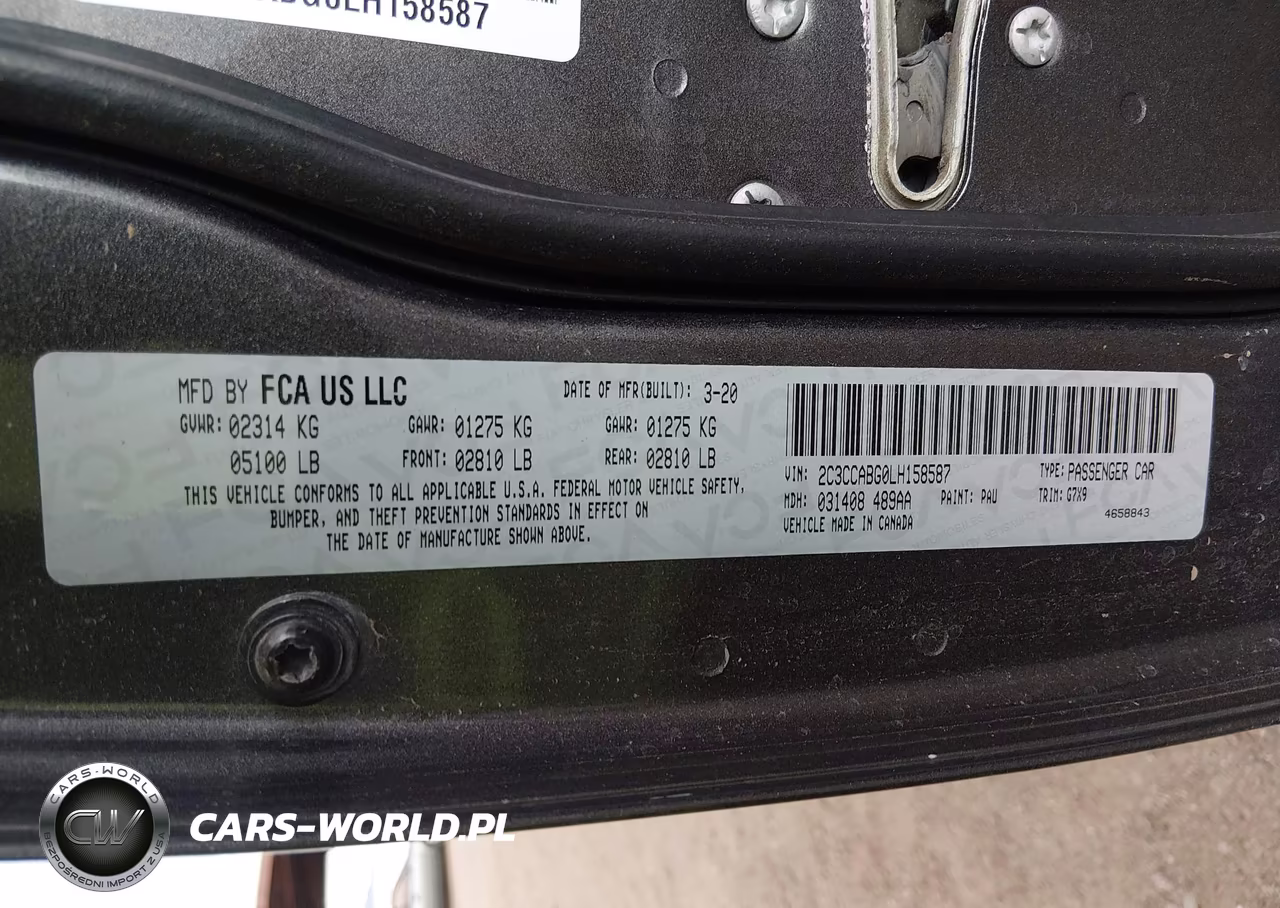 2020 Chrysler 300 300S VIN:2C3CCABG0LH158587 - 9