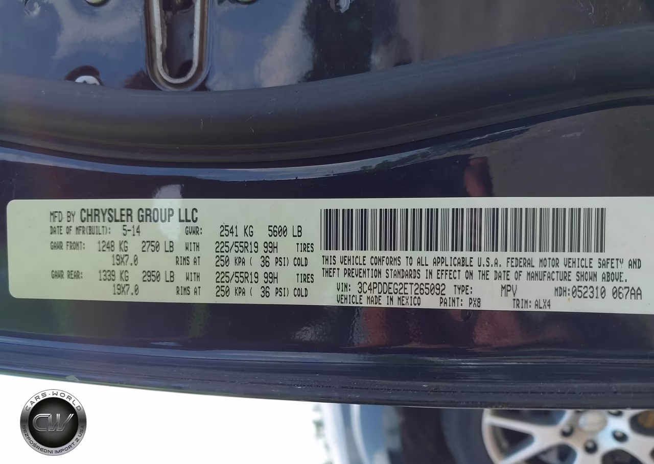 2014 Dodge Journey R-T VIN:3C4PDDEG2ET265092 - 9