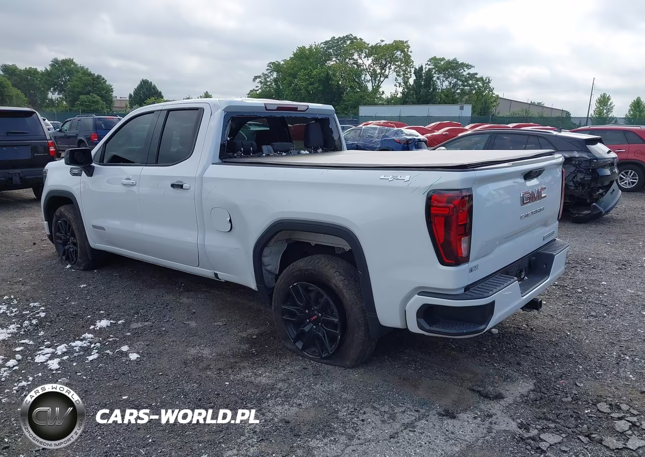 2024 GMC Sierra 1500 4Wd Standard Box Elevation With 3Vl VIN:1GTRUJEKXRZ350031 - 3