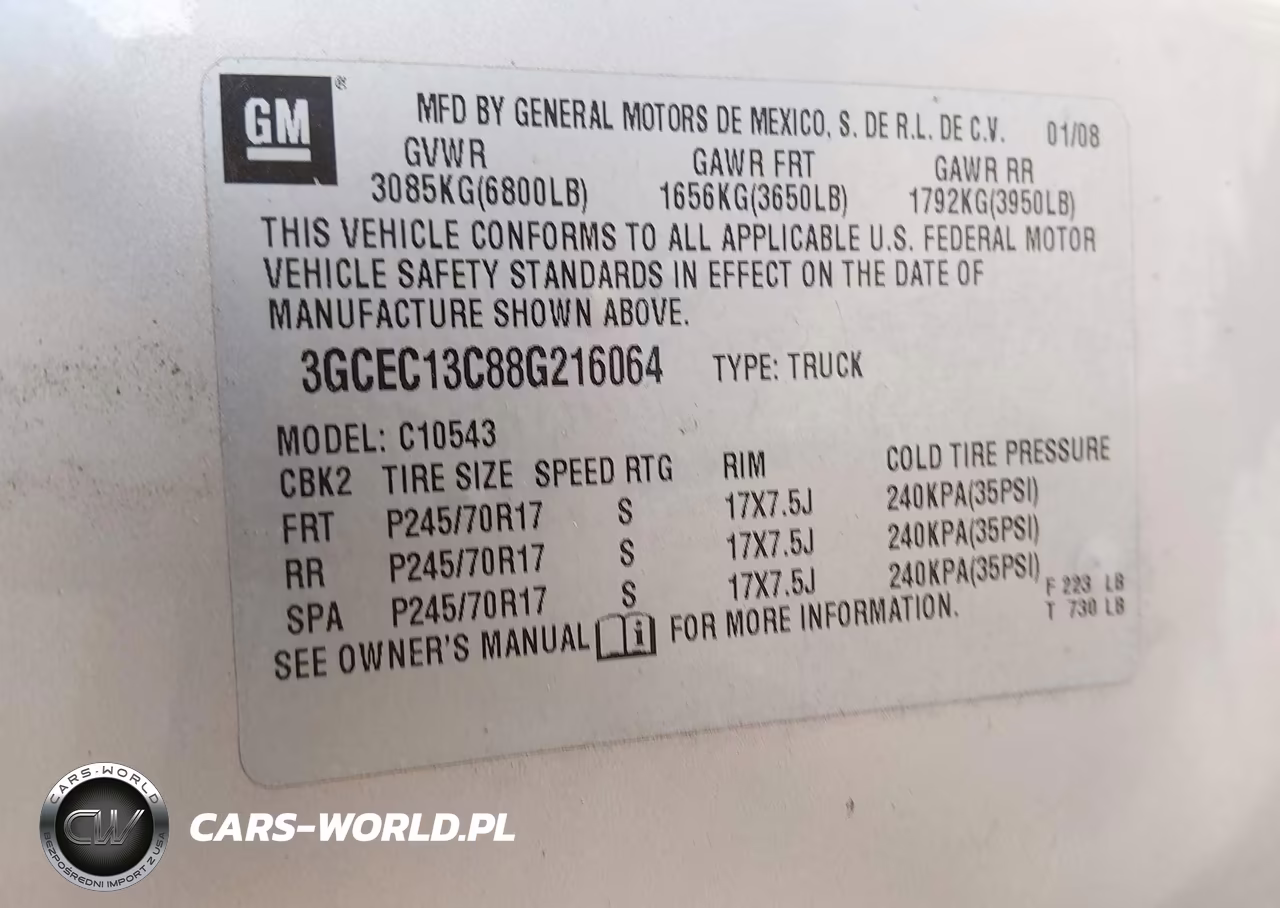 2008 Chevrolet Silverado 1500 Ls VIN:3GCEC13C88G216064 - 9
