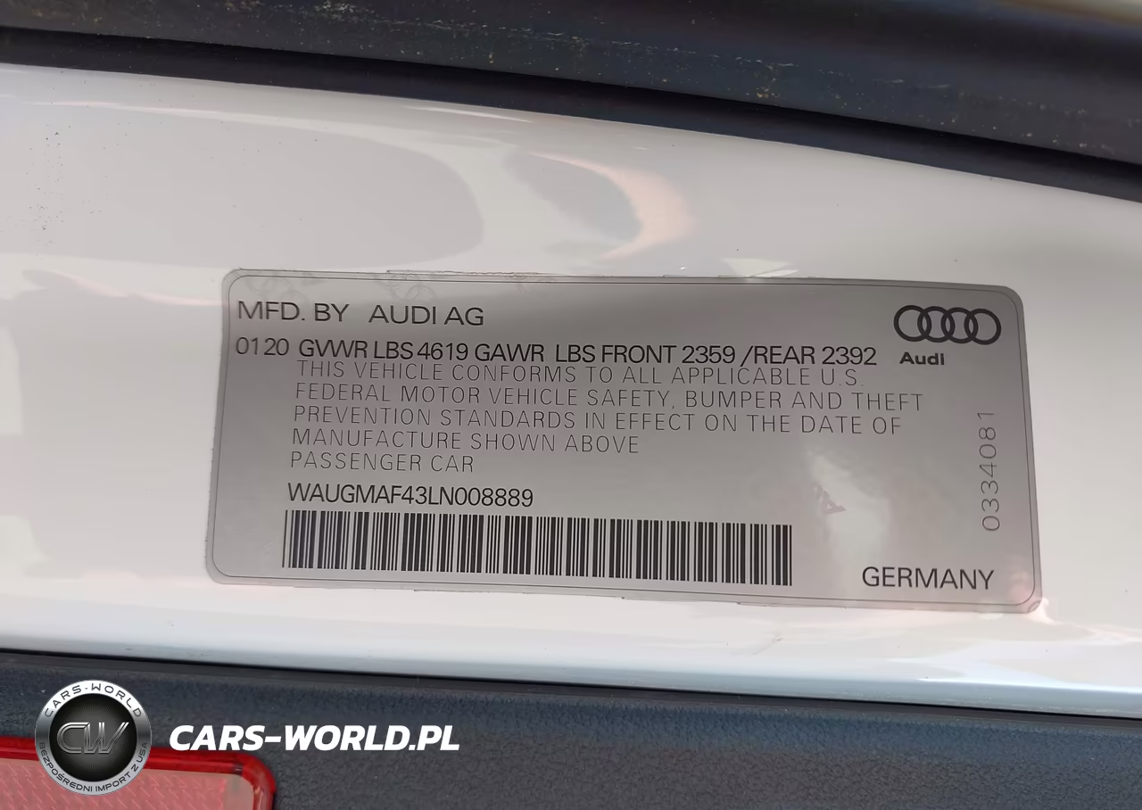 2020 Audi A4 Premium 40 Tfsi Front-Wheel Drive S Tronic VIN:WAUGMAF43LN008889 - 9