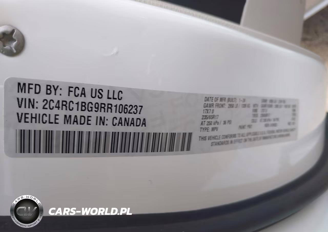 2024 Chrysler Pacifica Touring L VIN:2C4RC1BG9RR106237 - 9