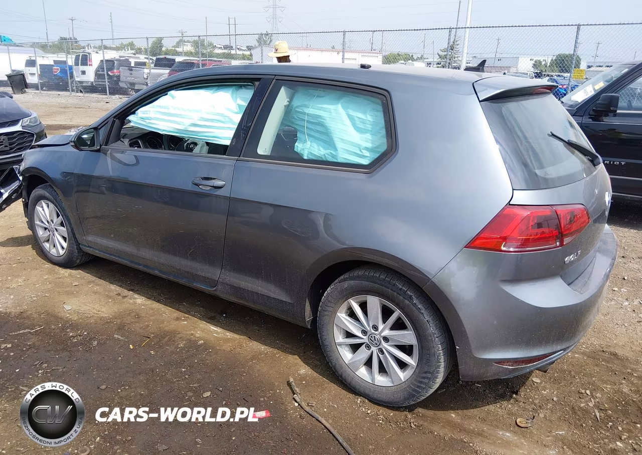 2015 Volkswagen Golf Tsi S 2-Door VIN:3VW917AU5FM057733 - 3