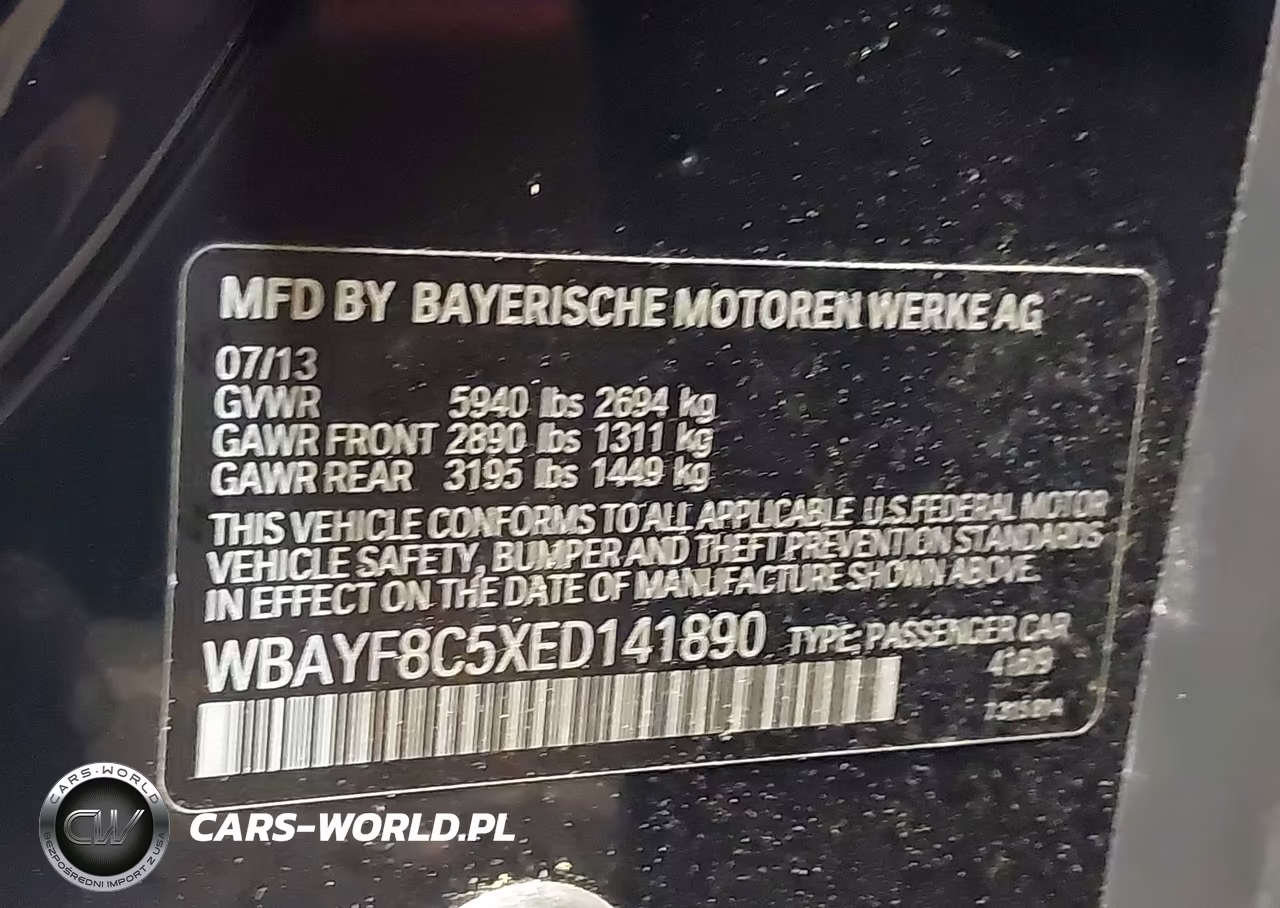 2014 BMW Alpina B7 xDrive VIN:WBAYF8C5XED141890 - 9