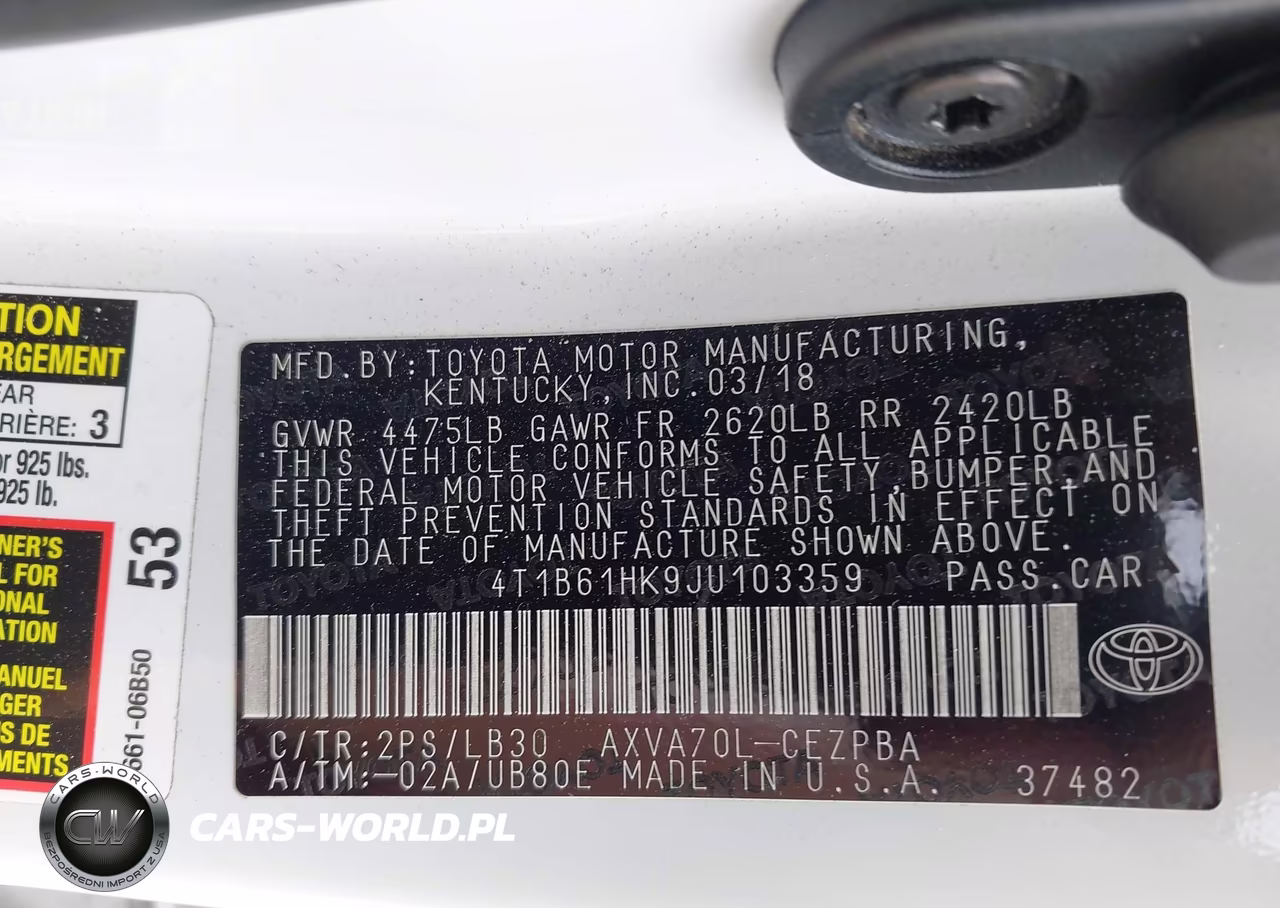 2018 Toyota Camry Xse VIN:4T1B61HK9JU103359 - 9