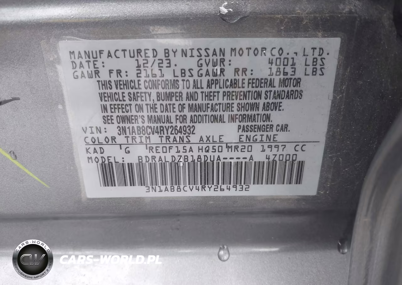 2024 Nissan Sentra Sv Xtronic Cvt VIN:3N1AB8CV4RY264932 - 9