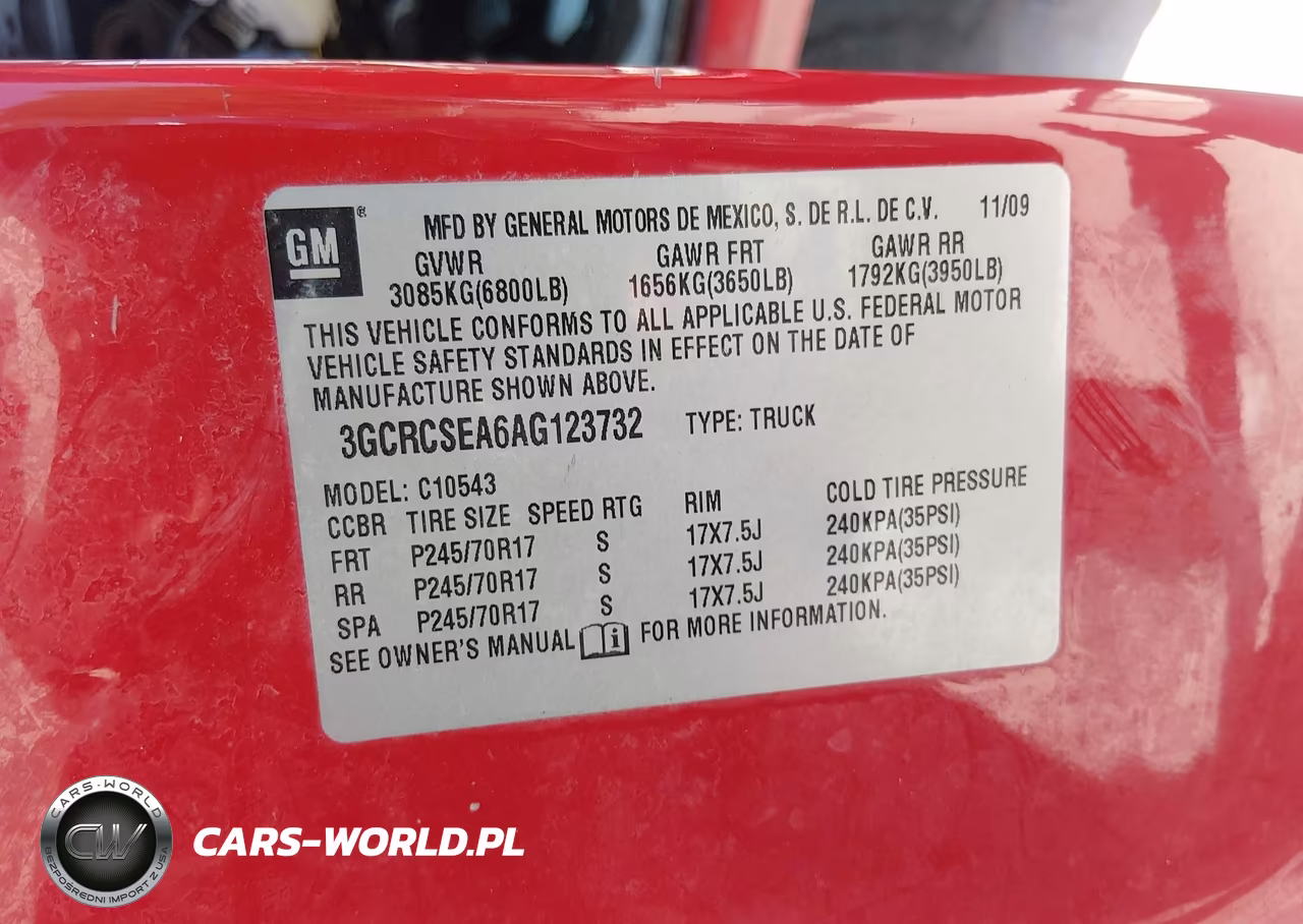 2010 Chevrolet Silverado 1500 Lt VIN:3GCRCSEA6AG123732 - 9