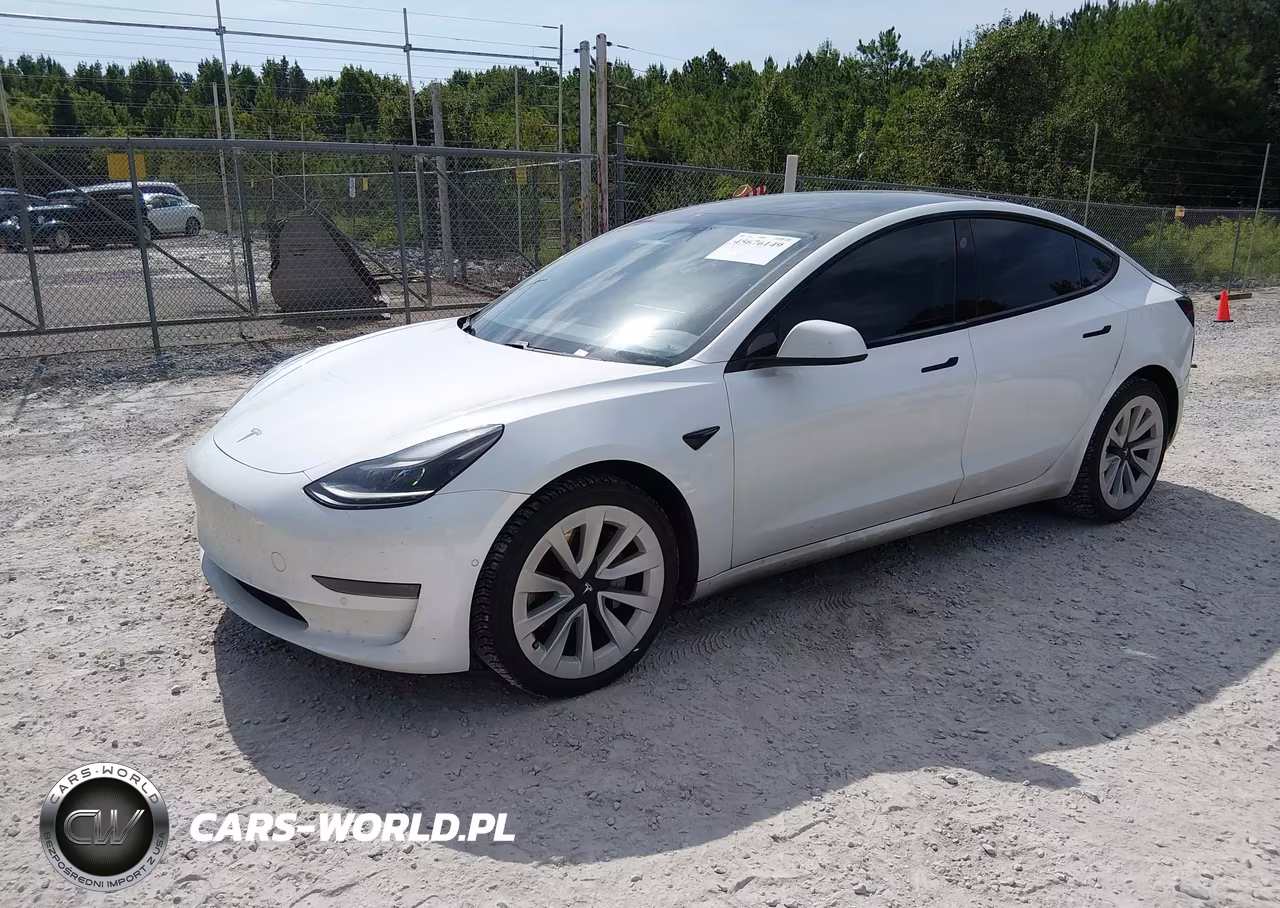 2021 Tesla Model 3 Standard Range Plus Rear-Wheel Drive VIN:5YJ3E1EAXMF048781 - 2
