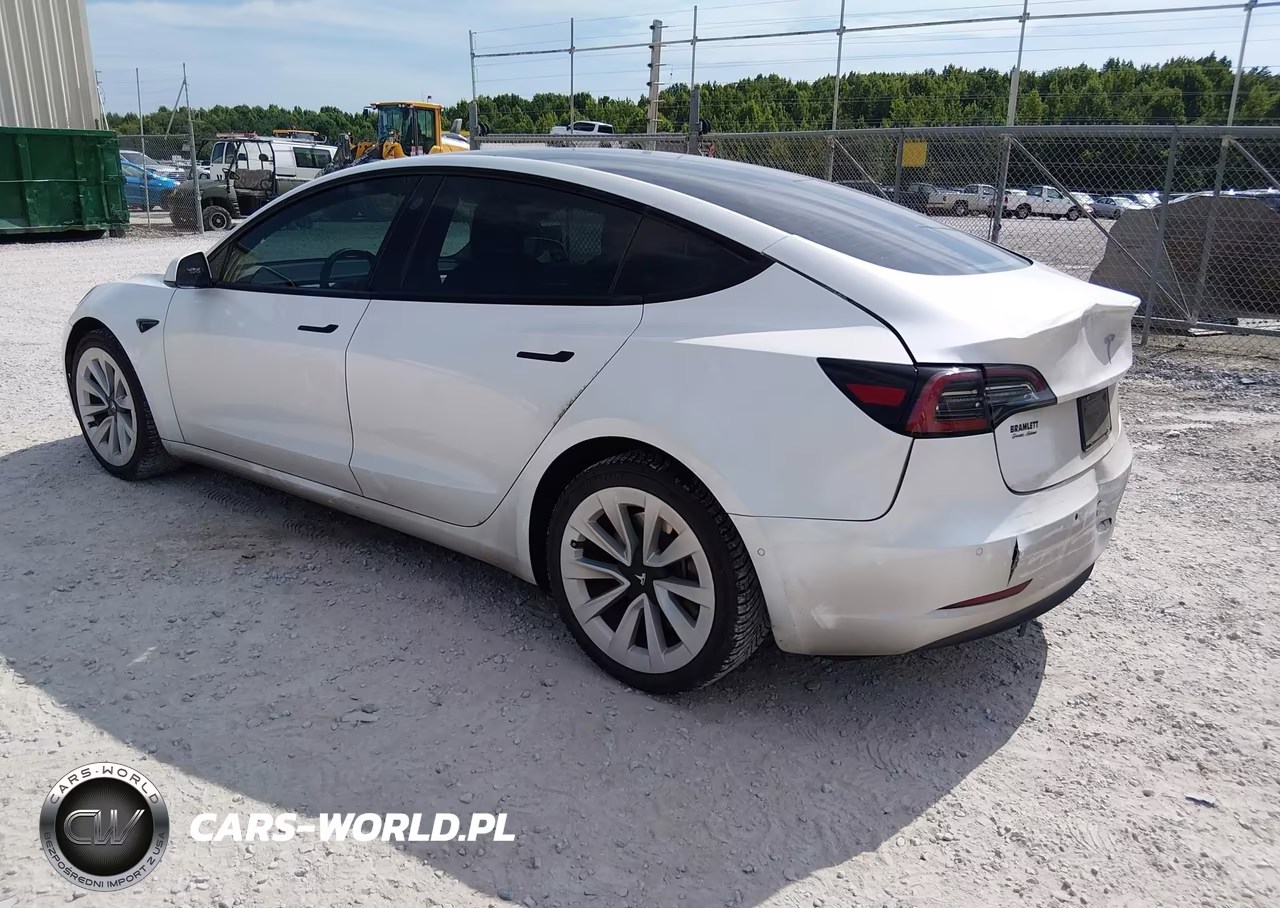 2021 Tesla Model 3 Standard Range Plus Rear-Wheel Drive VIN:5YJ3E1EAXMF048781 - 3