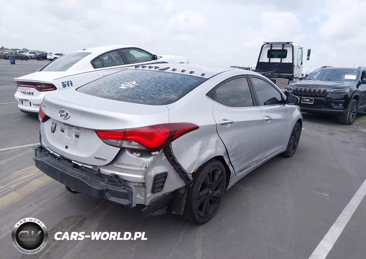 2014 Hyundai Elantra Limited VIN:KMHDH4AE2EU140865 - 4
