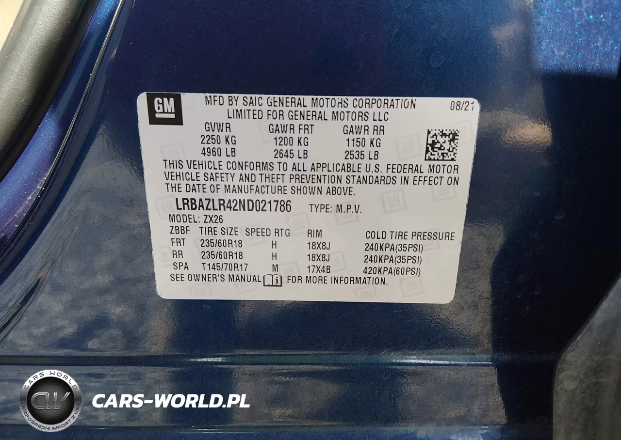 2022 Buick Envision Fwd Preferred VIN:LRBAZLR42ND021786 - 9