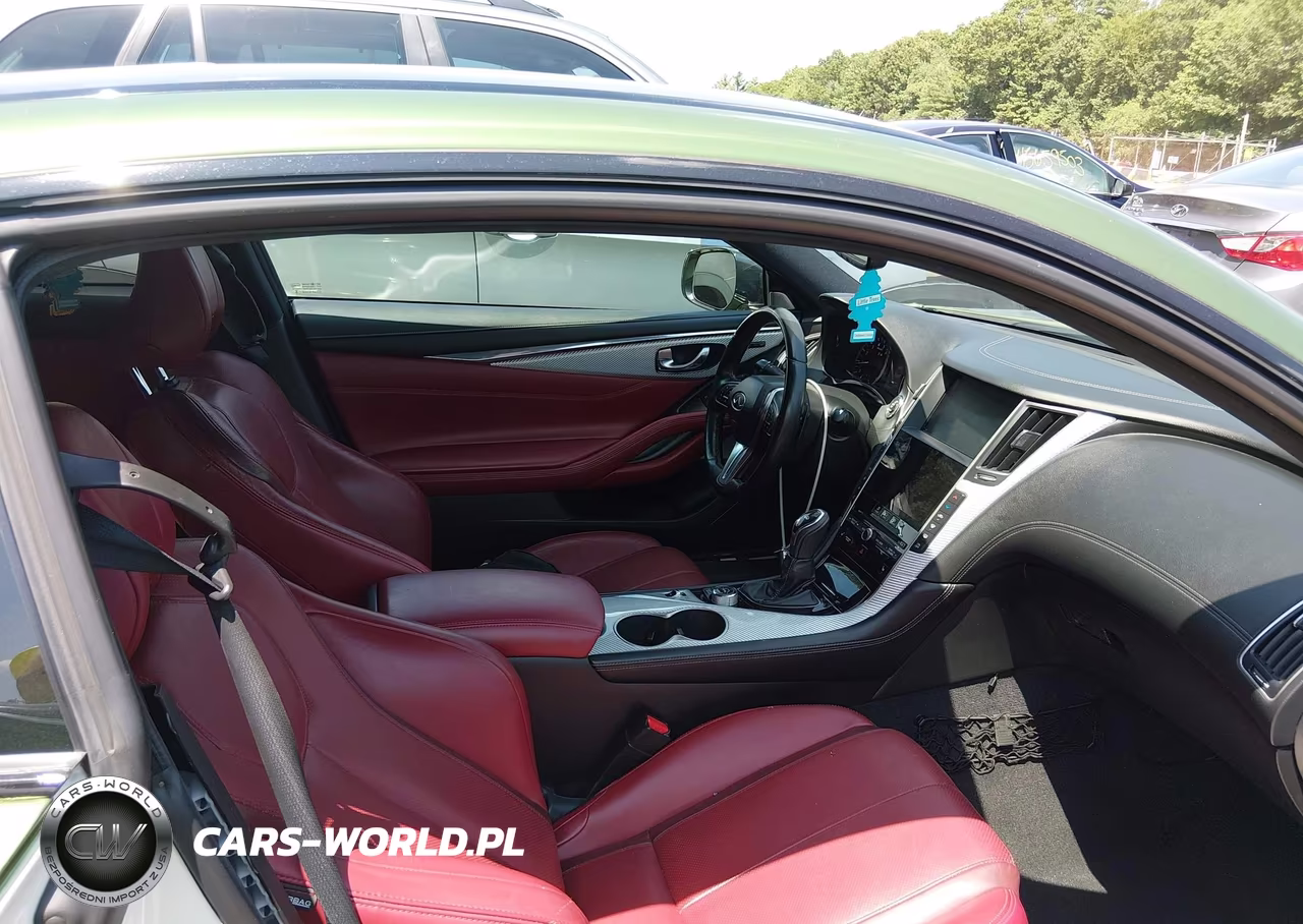 2019 Infiniti Q60 Red Sport 400 VIN:JN1FV7EL2KM440453 - 5