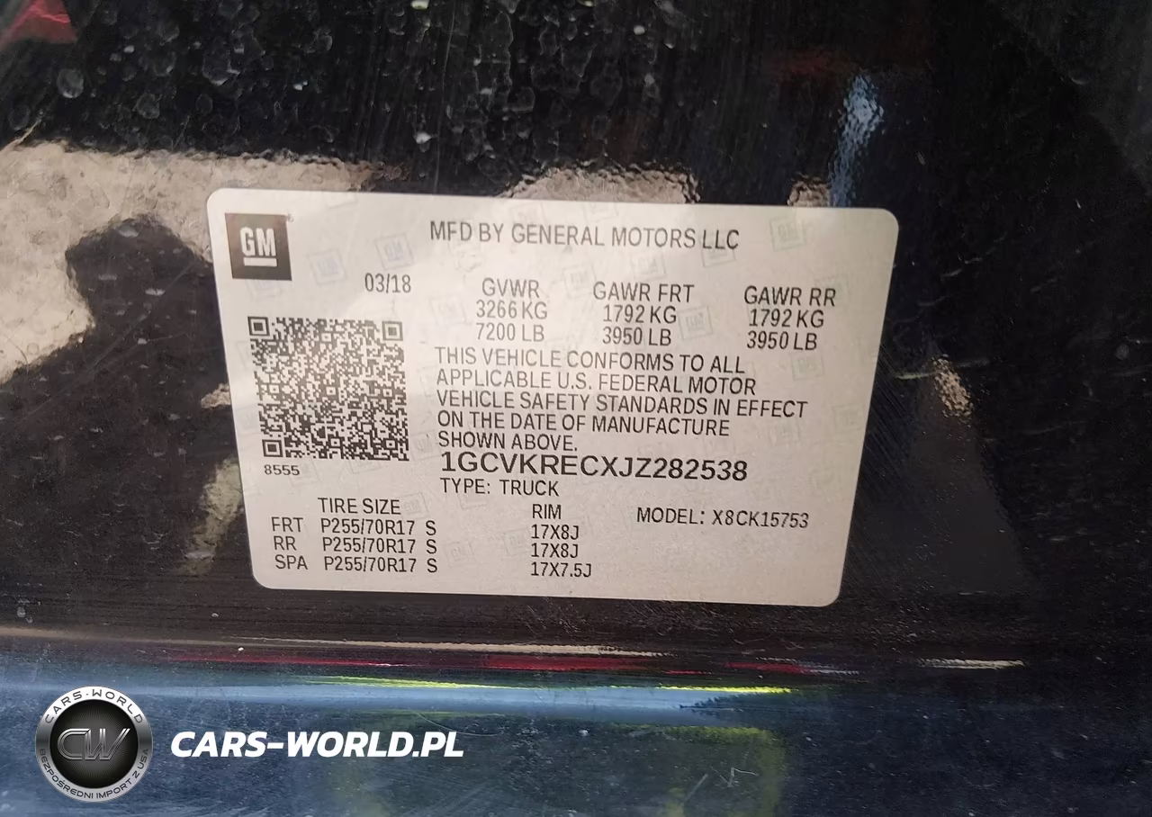 2018 Chevrolet Silverado 1500 1Lt VIN:1GCVKRECXJZ282538 - 9