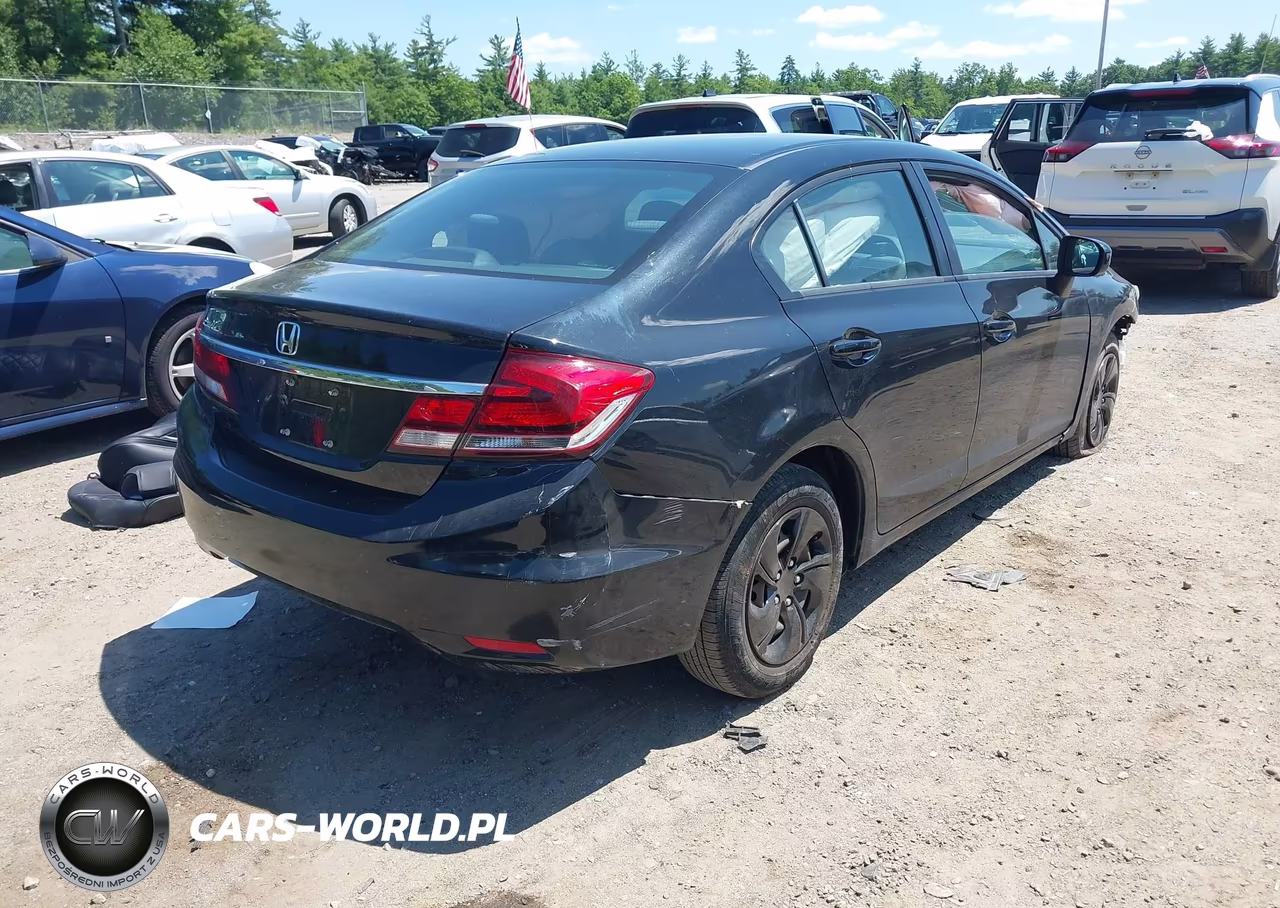 2015 Honda Civic Lx VIN:19XFB2F52FE274903 - 4