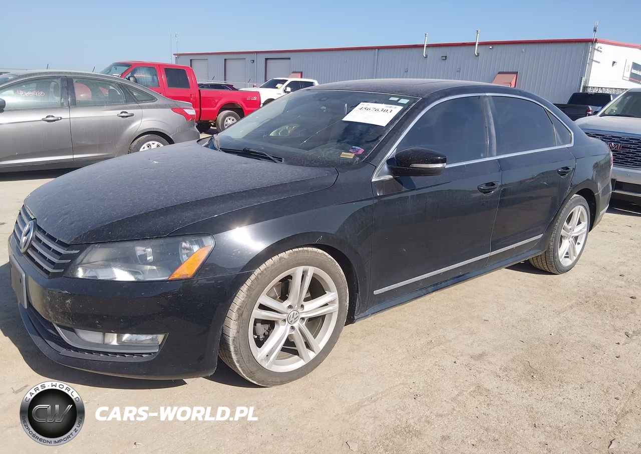 2013 Volkswagen Passat 2.0L Tdi Se VIN:1VWBN7A37DC109424 - 2