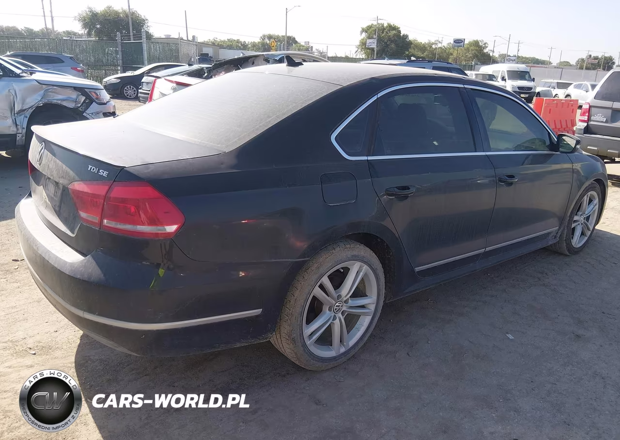 2013 Volkswagen Passat 2.0L Tdi Se VIN:1VWBN7A37DC109424 - 4