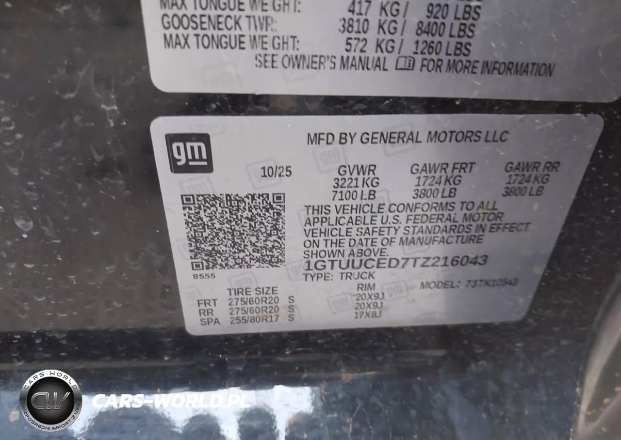 2026 GMC Sierra 1500 Elevation VIN:1GTUUCED7TZ216043 - 9