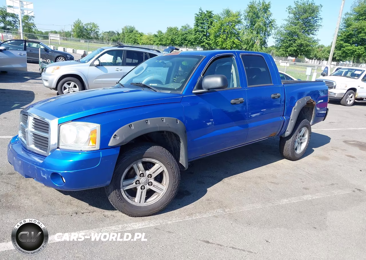 2007 Dodge Dakota Slt VIN:1D7HW48P27S259345 - 2