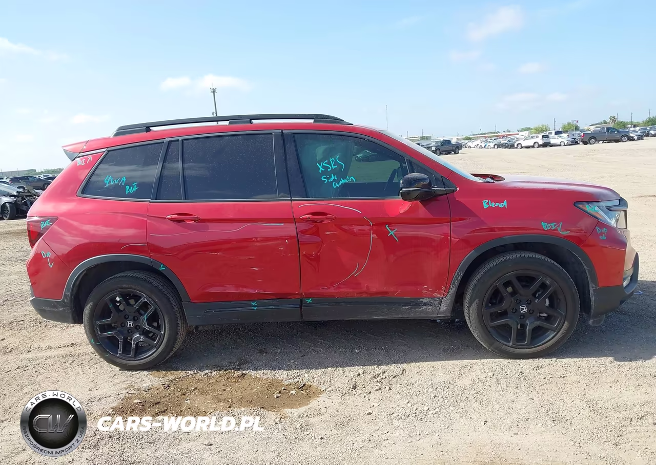 2025 Honda Passport Awd Black VIN:5FNYF8H84SB004390 - 13