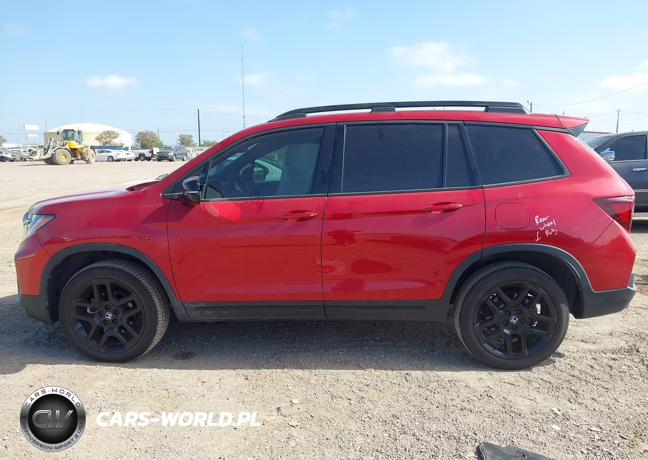 2025 Honda Passport Awd Black VIN:5FNYF8H84SB004390 - 14