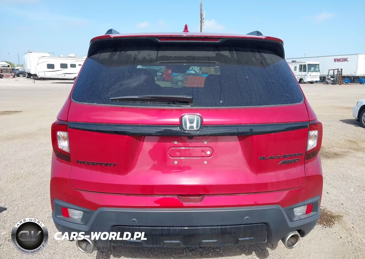 2025 Honda Passport Awd Black VIN:5FNYF8H84SB004390 - 16