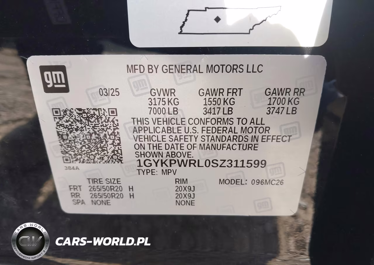 2025 Cadillac Lyriq Sport 2 Rwd VIN:1GYKPWRL0SZ311599 - 9