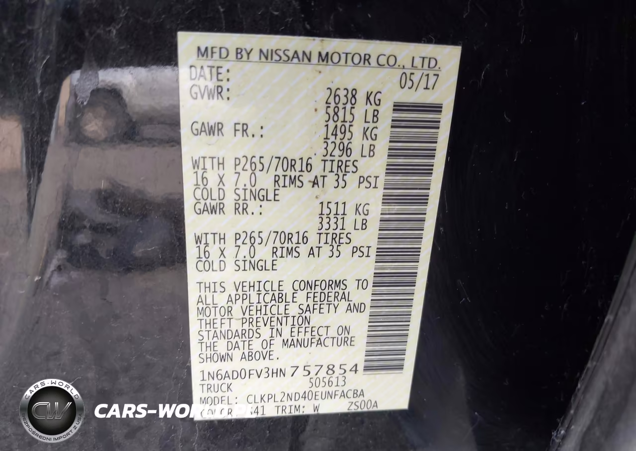 2017 Nissan Frontier Sv VIN:1N6AD0FV3HN757854 - 9