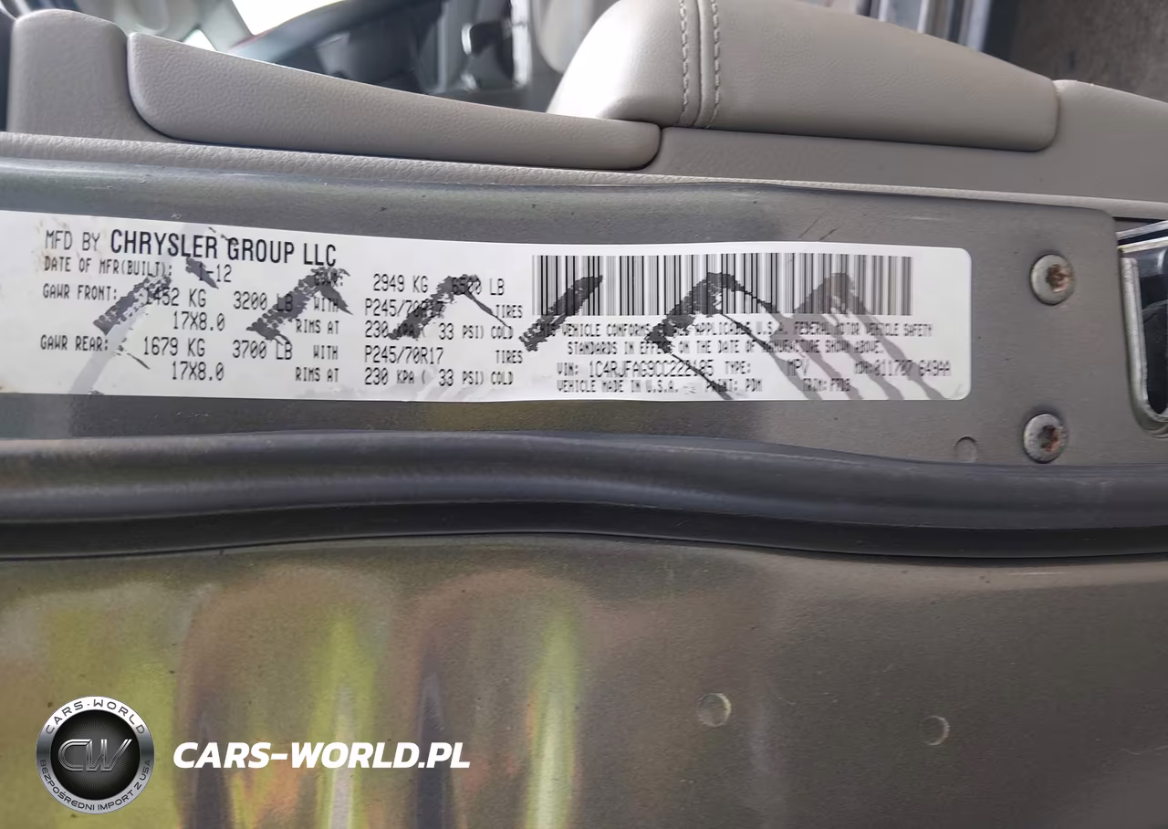 2012 Jeep Grand Cherokee Laredo VIN:1C4RJFAG9CC222185 - 9