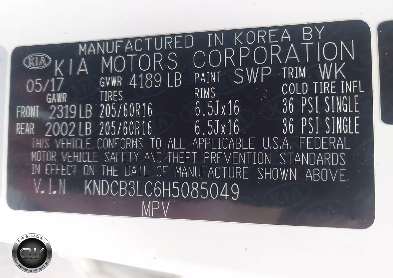 2017 Kia Niro Lx VIN:KNDCB3LC6H5085049 - 9