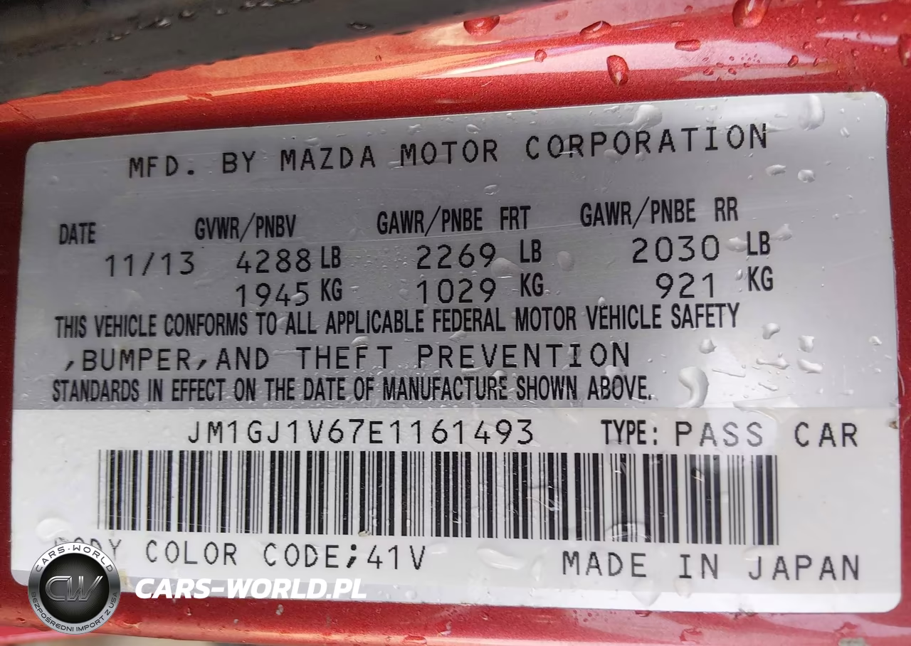 2014 Mazda Mazda6 I Touring VIN:JM1GJ1V67E1161493 - 9