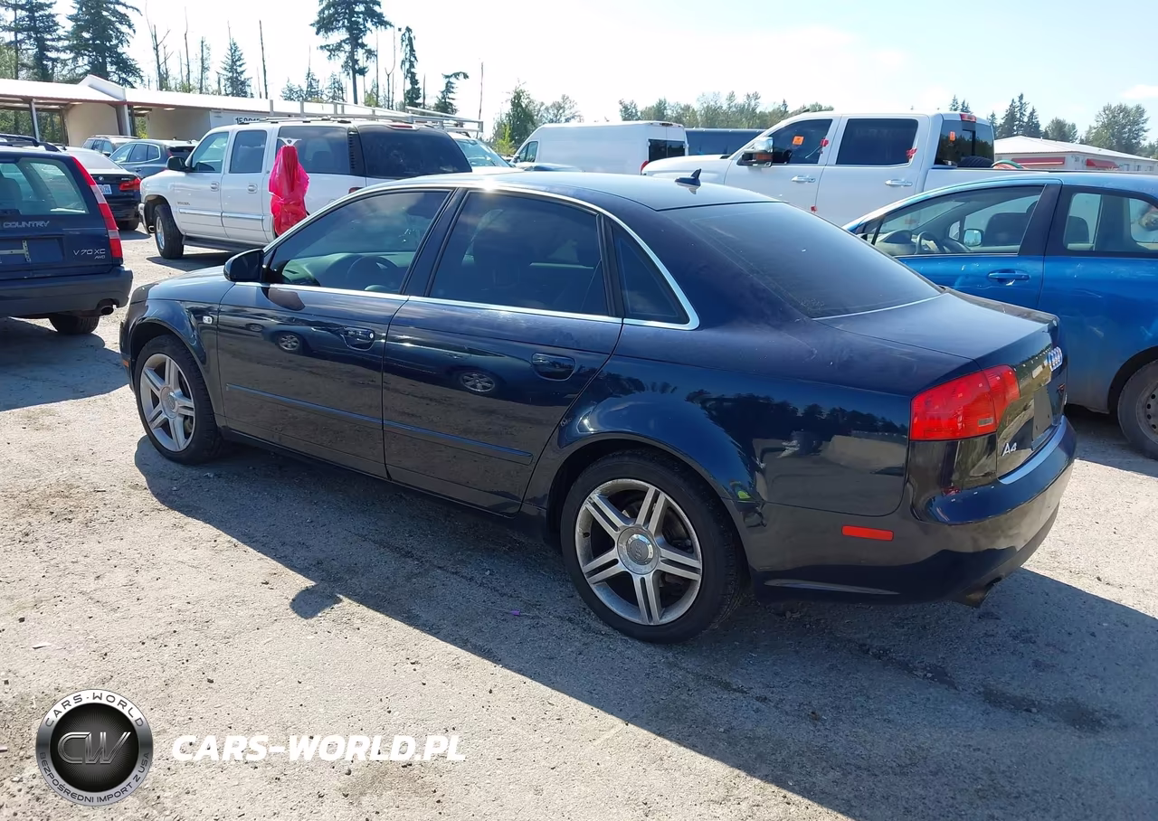 2007 Audi A4 2.0T VIN:WAUDF78E67A083864 - 3