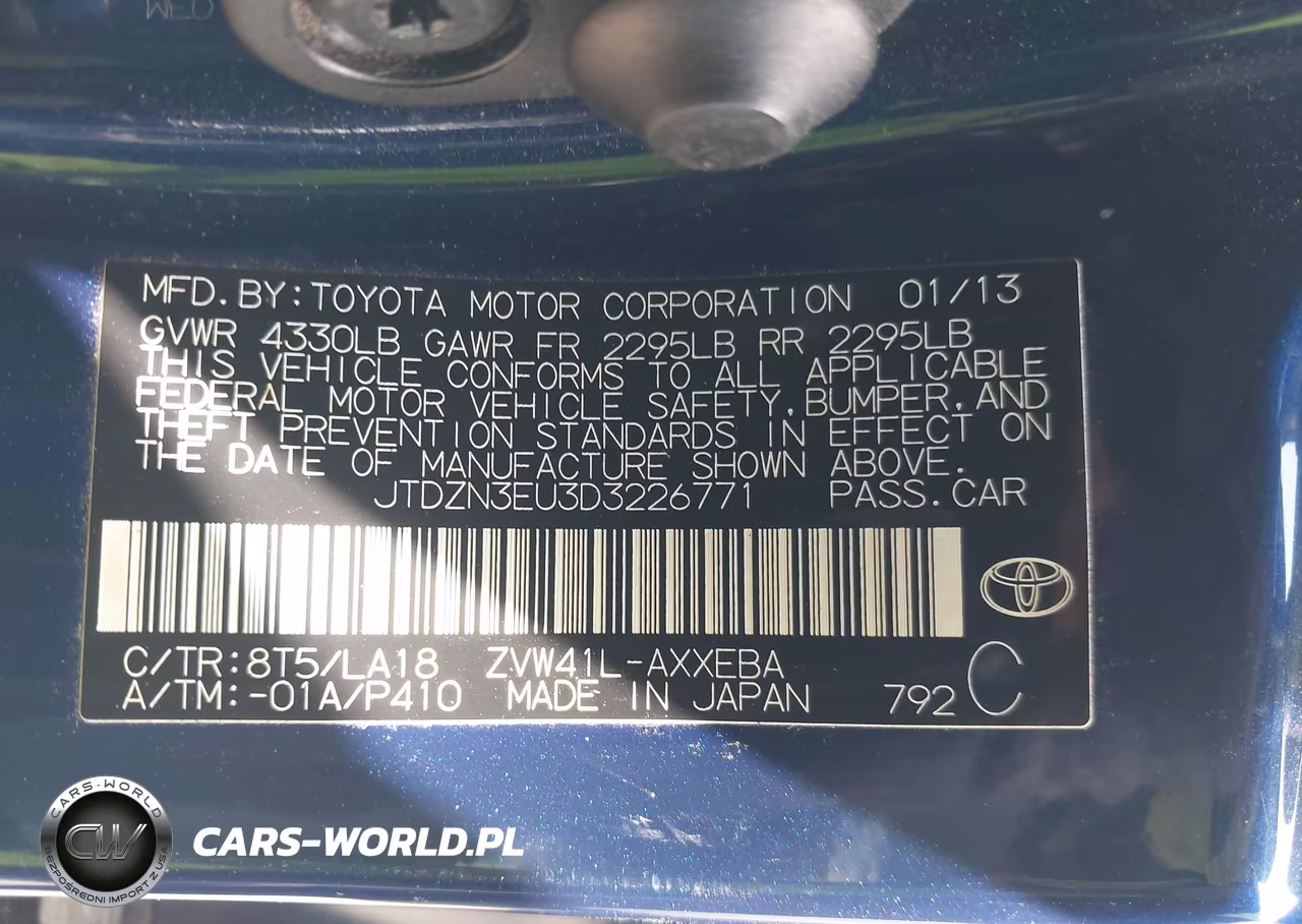 2013 Toyota Prius V Five VIN:JTDZN3EU3D3226771 - 9