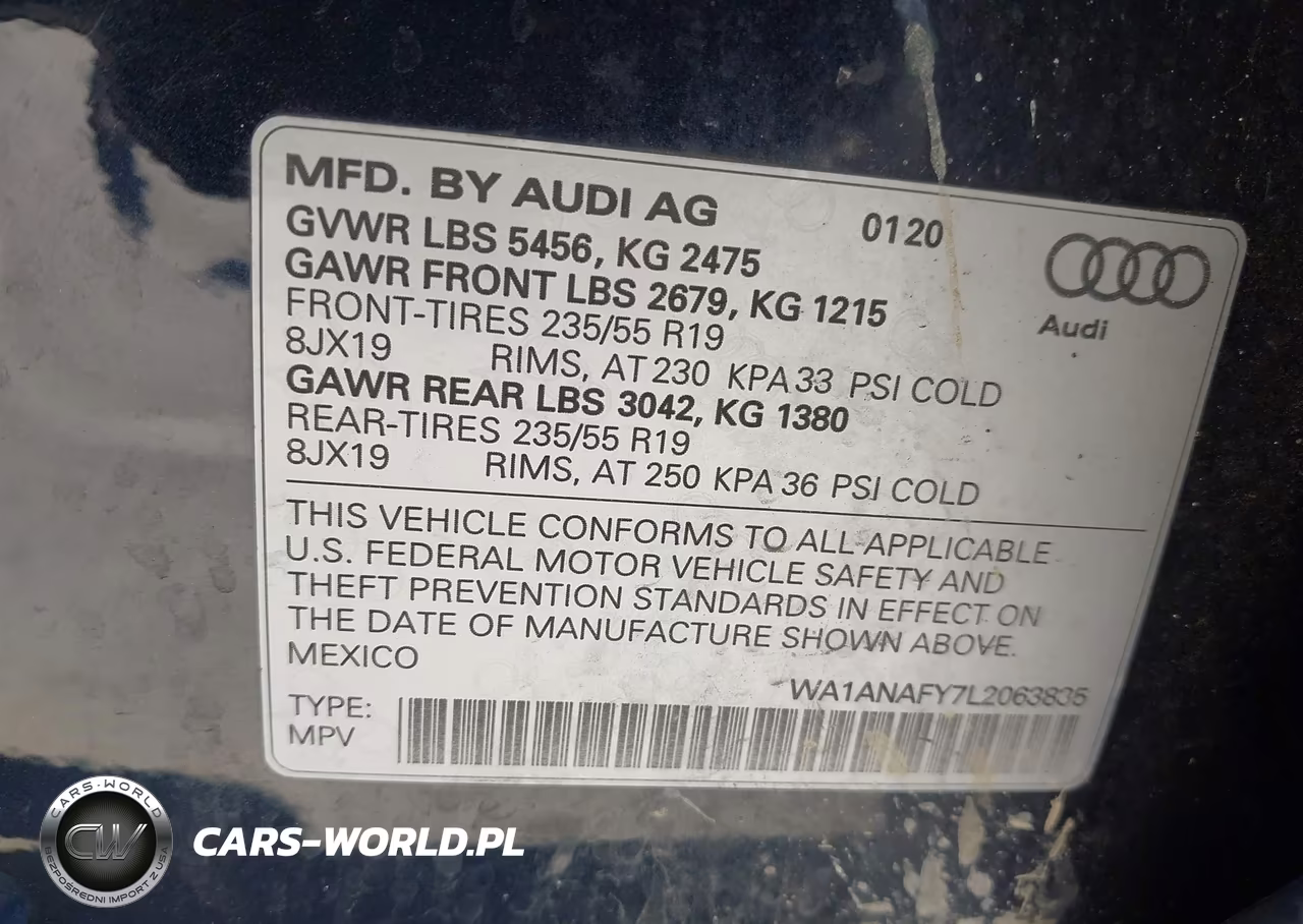 2020 Audi Q5 Premium 45 Tfsi Quattro S Tronic VIN:WA1ANAFY7L2063835 - 9