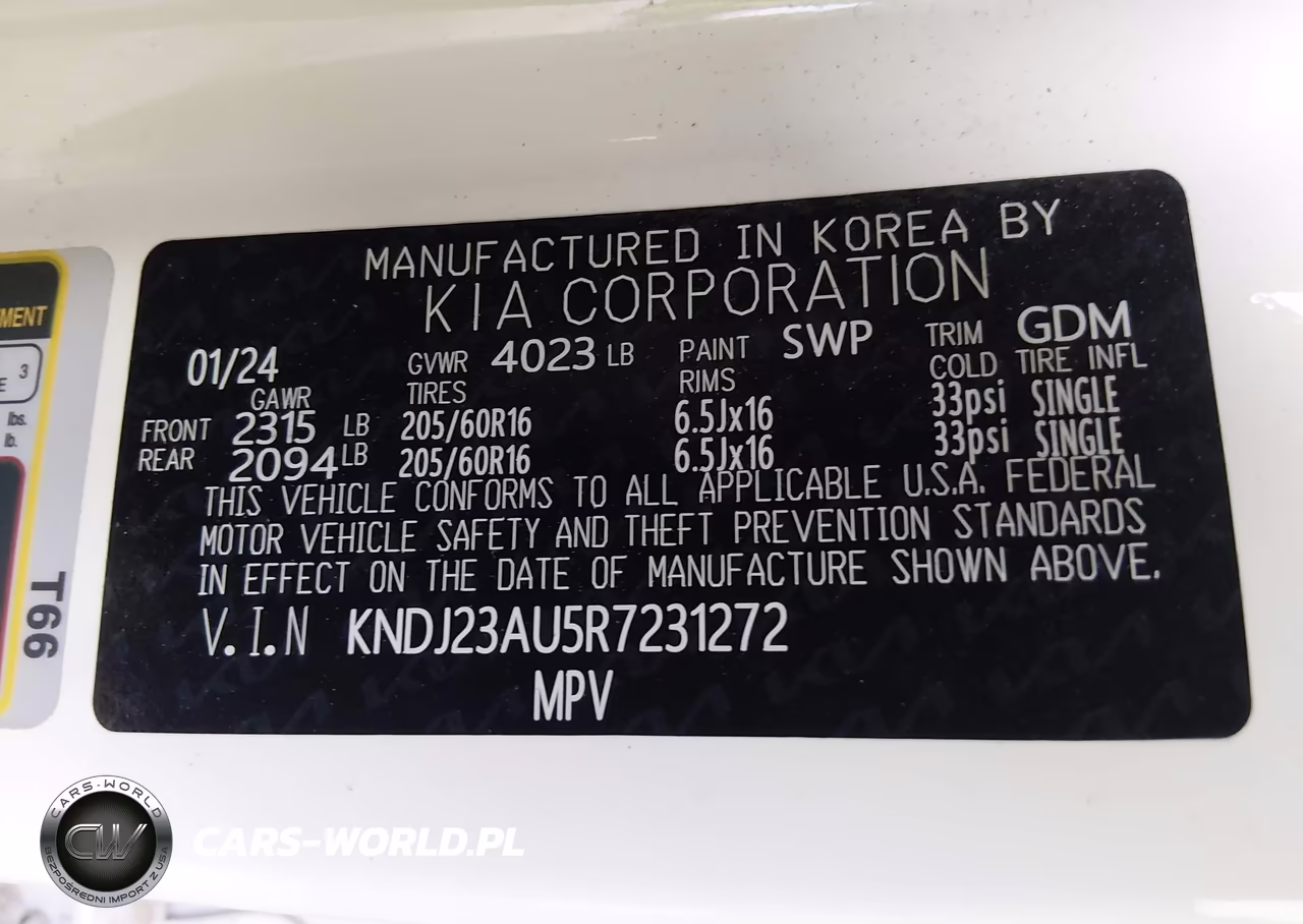 2024 Kia Soul Lx VIN:KNDJ23AU5R7231272 - 9