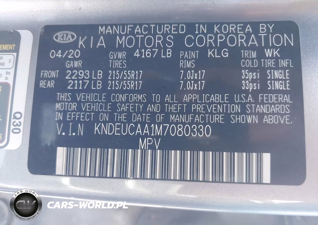 2021 Kia Seltos S VIN:KNDEUCAA1M7080330 - 9