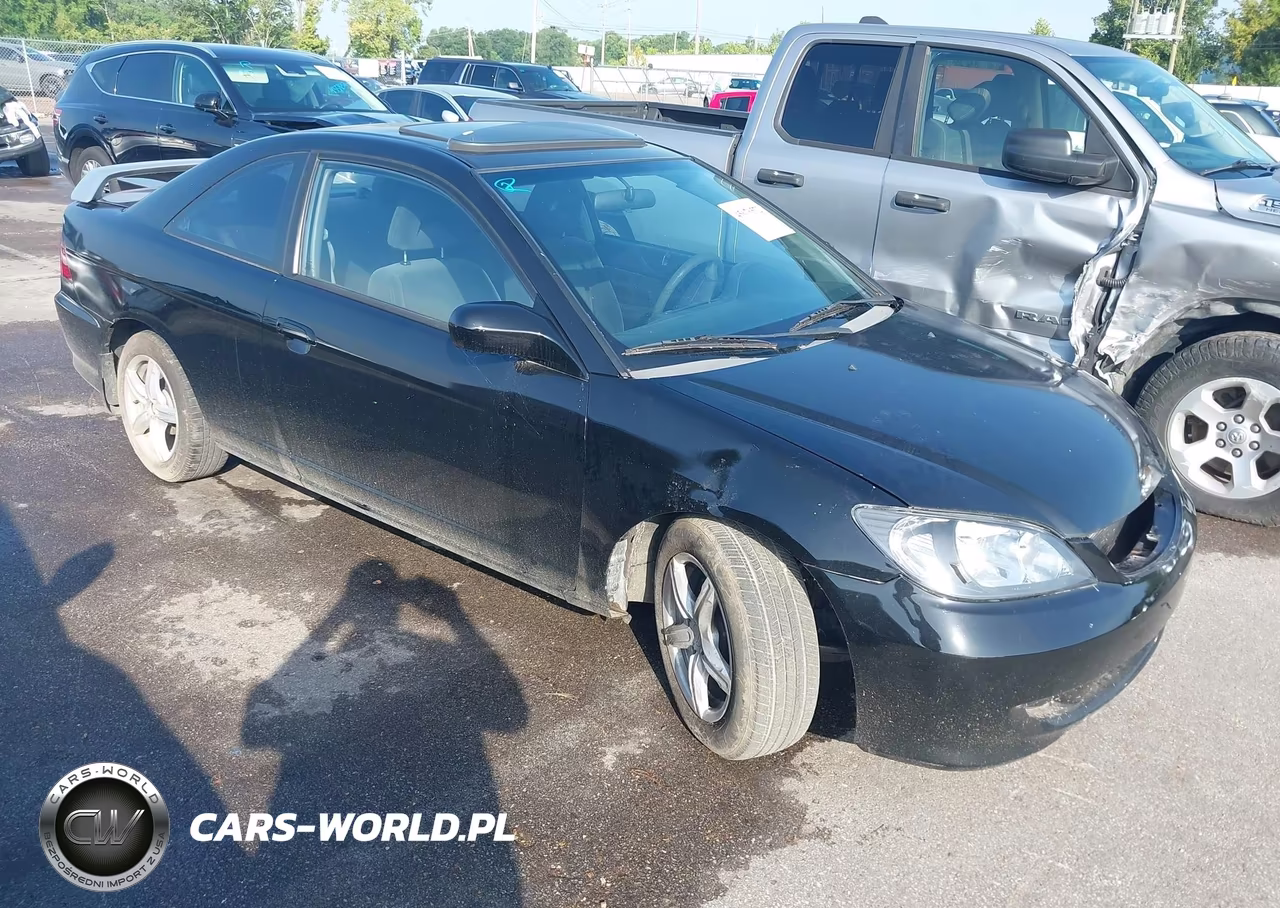 2005 Honda Civic Ex VIN:1HGEM22915L033940 - 1