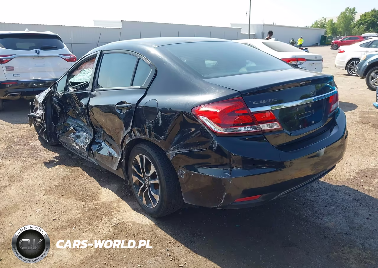 2014 Honda Civic Ex VIN:2HGFB2F8XEH522409 - 3