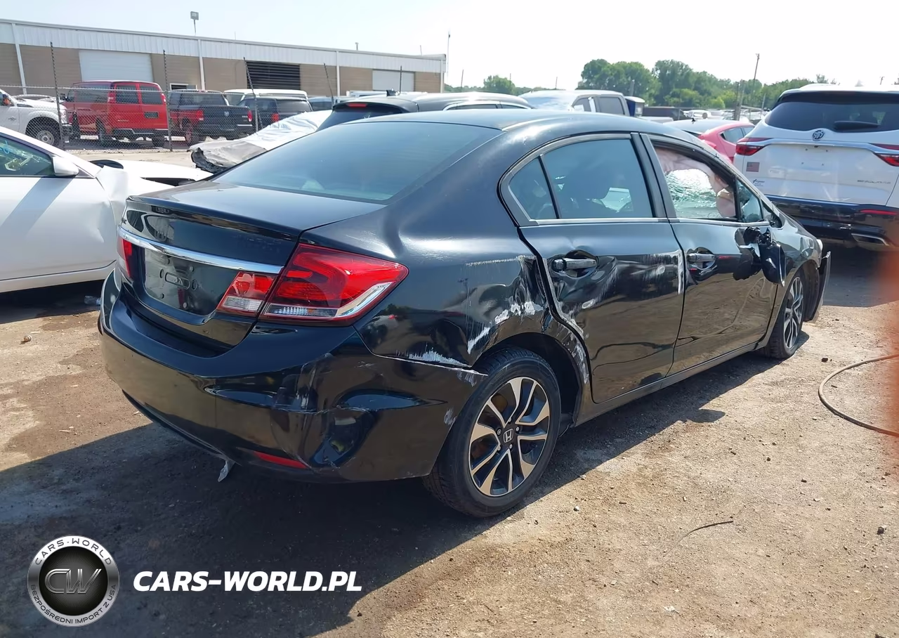 2014 Honda Civic Ex VIN:2HGFB2F8XEH522409 - 4