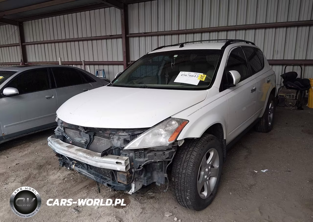 2005 Nissan Murano Sl VIN:JN8AZ08W05W400460 - 2