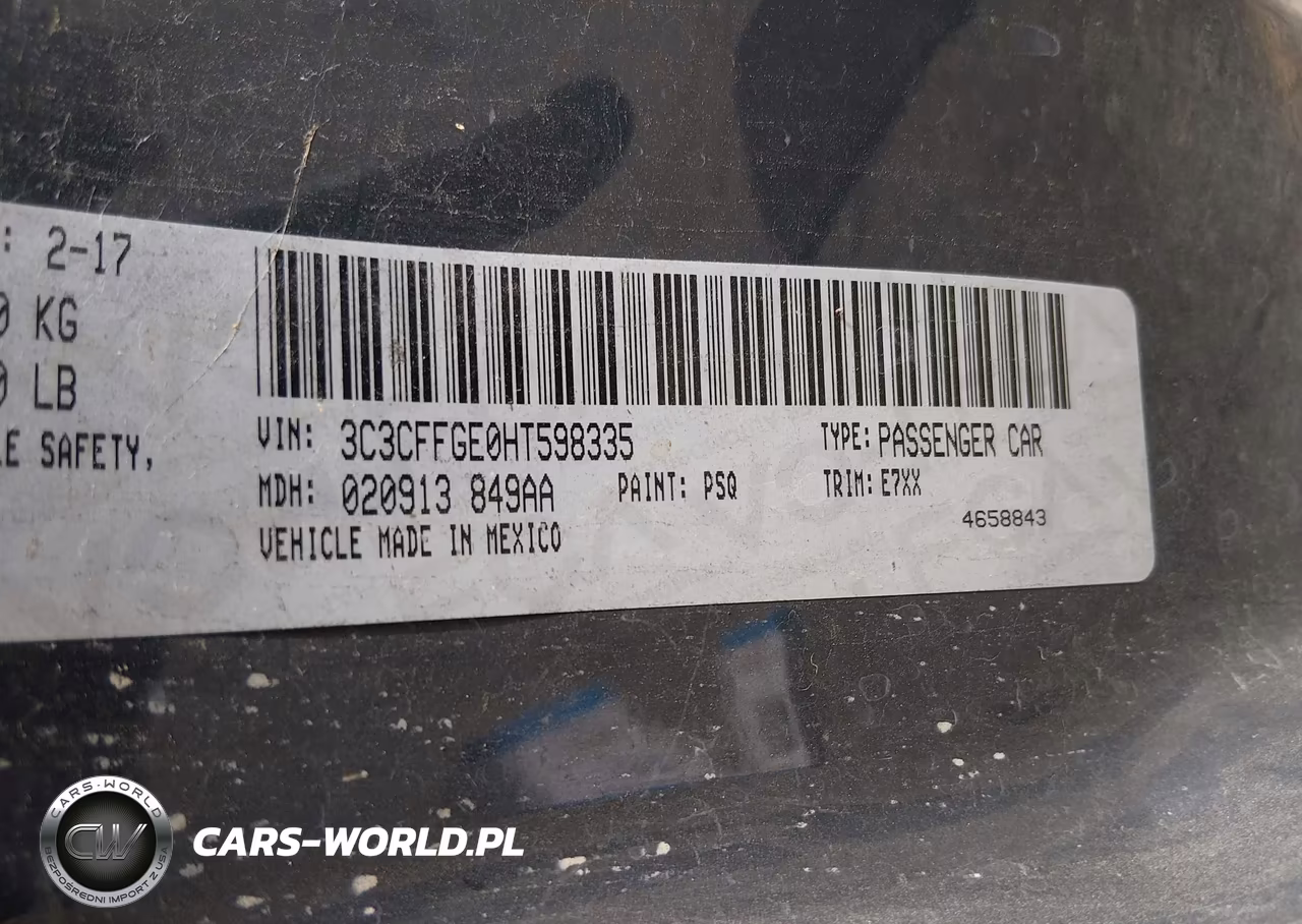 2017 Fiat 500E Battery Electric VIN:3C3CFFGE0HT598335 - 9