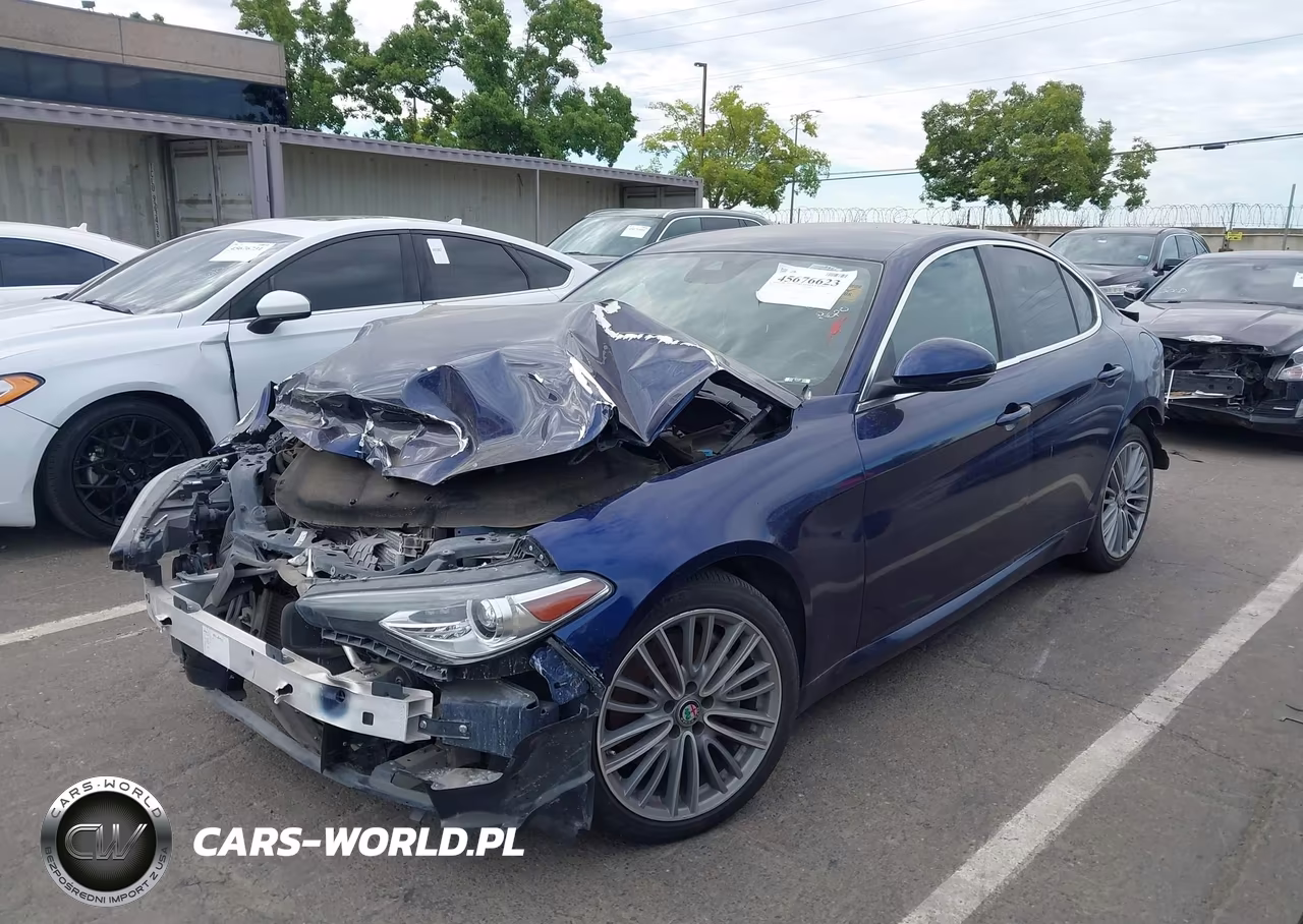 2018 Alfa Romeo Giulia Ti Lusso Rwd VIN:ZARFAECN3J7589183 - 2