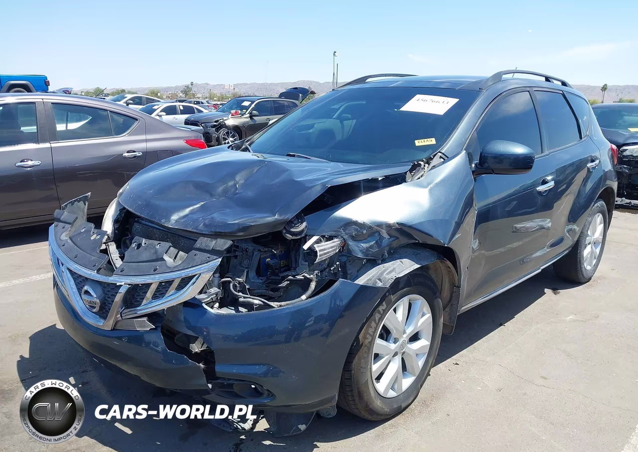 2011 Nissan Murano Sv VIN:JN8AZ1MWXBW188447 - 2