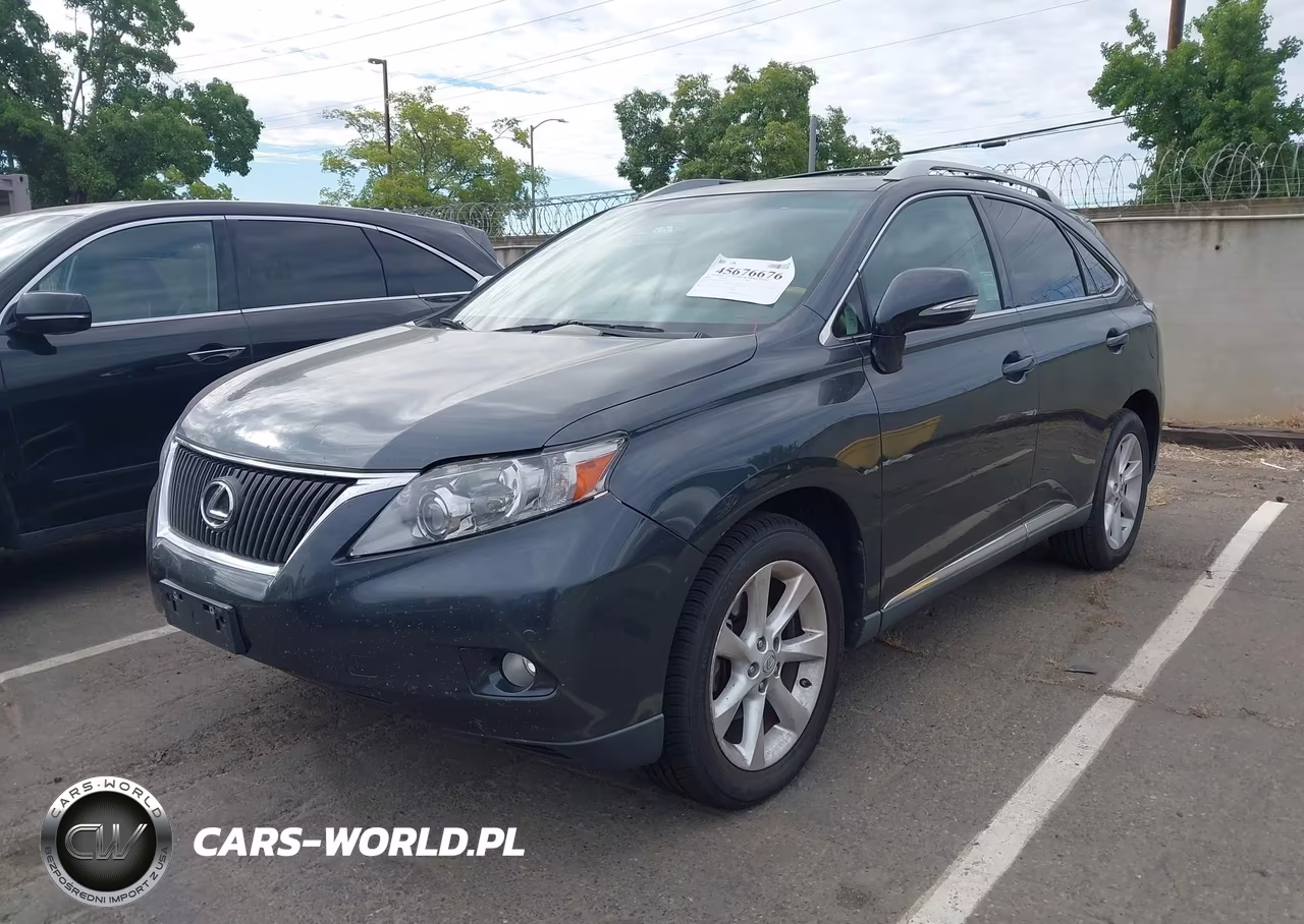 2010 Lexus Rx 350 VIN:2T2ZK1BA6AC022617 - 2
