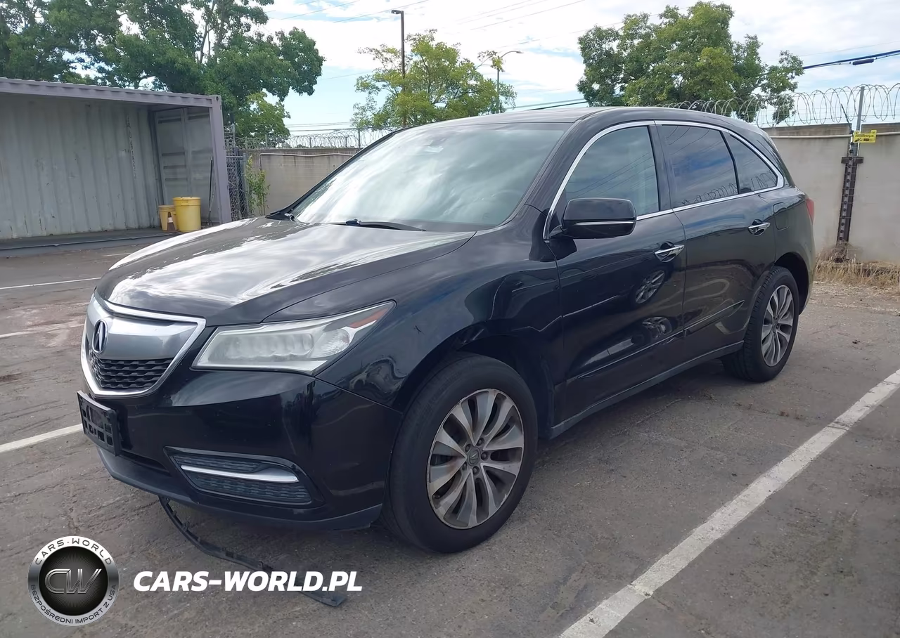 2015 Acura Mdx Technology Package VIN:5FRYD4H43FB017387 - 2